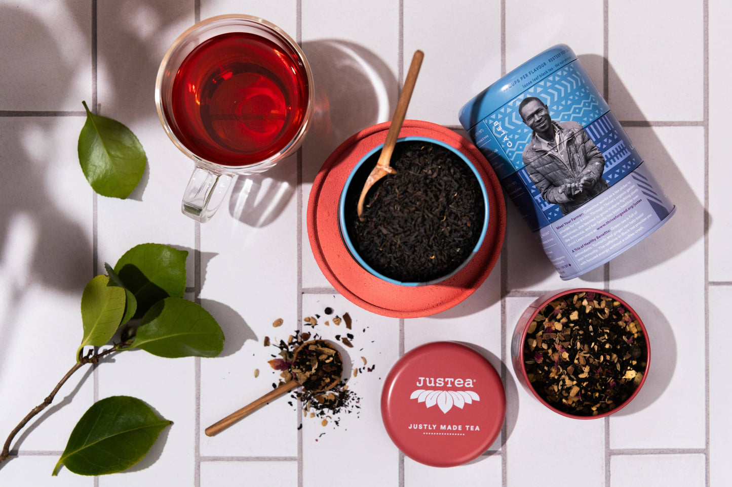 Black Tea Trio Tin & Spoon - Organic