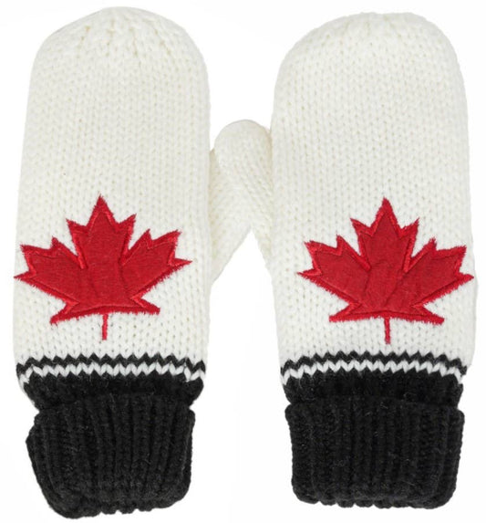 Canada Maple Leaf Mittens - Imagine Imports