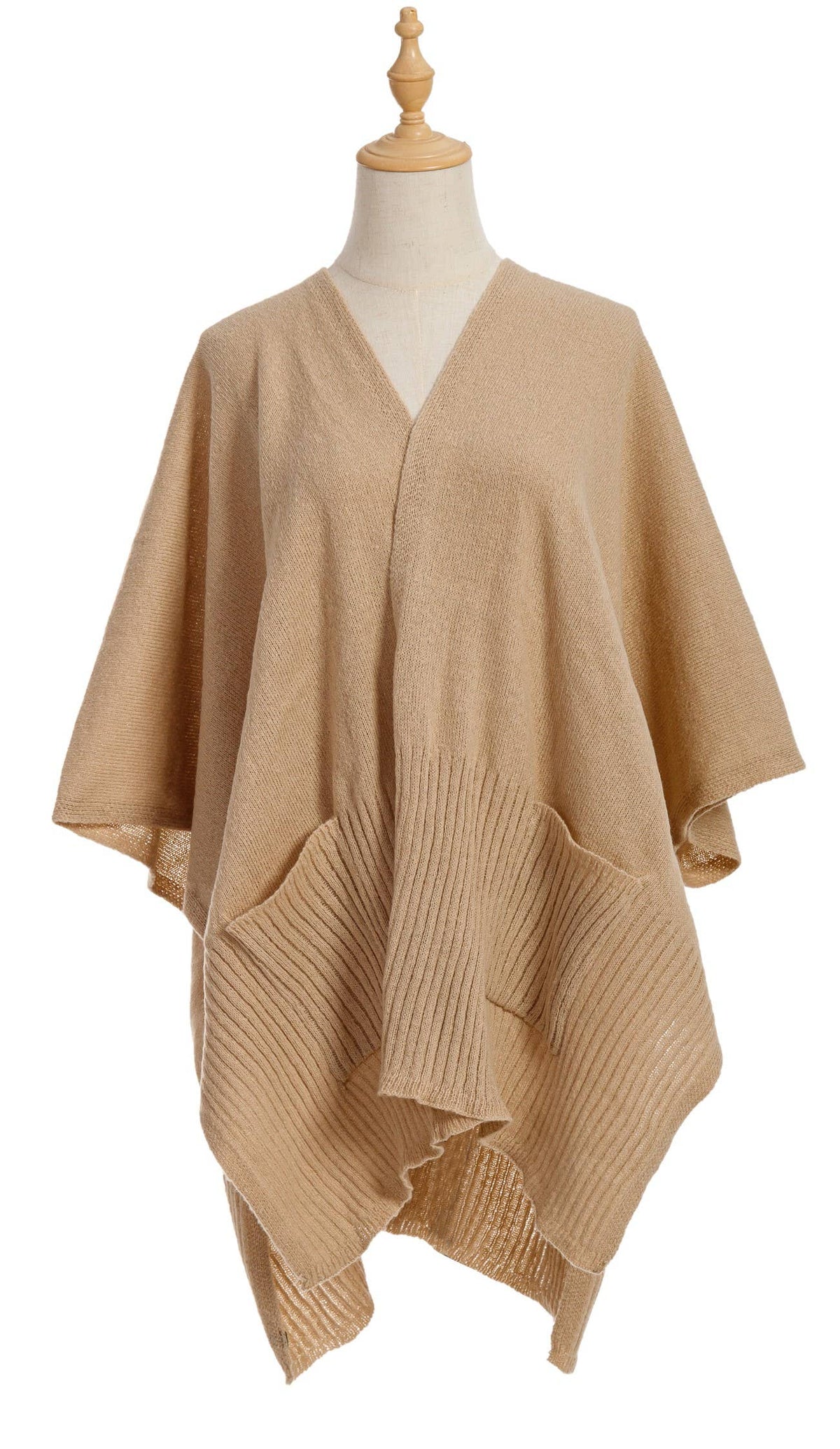 Knit Winter Poncho - Imagine Imports