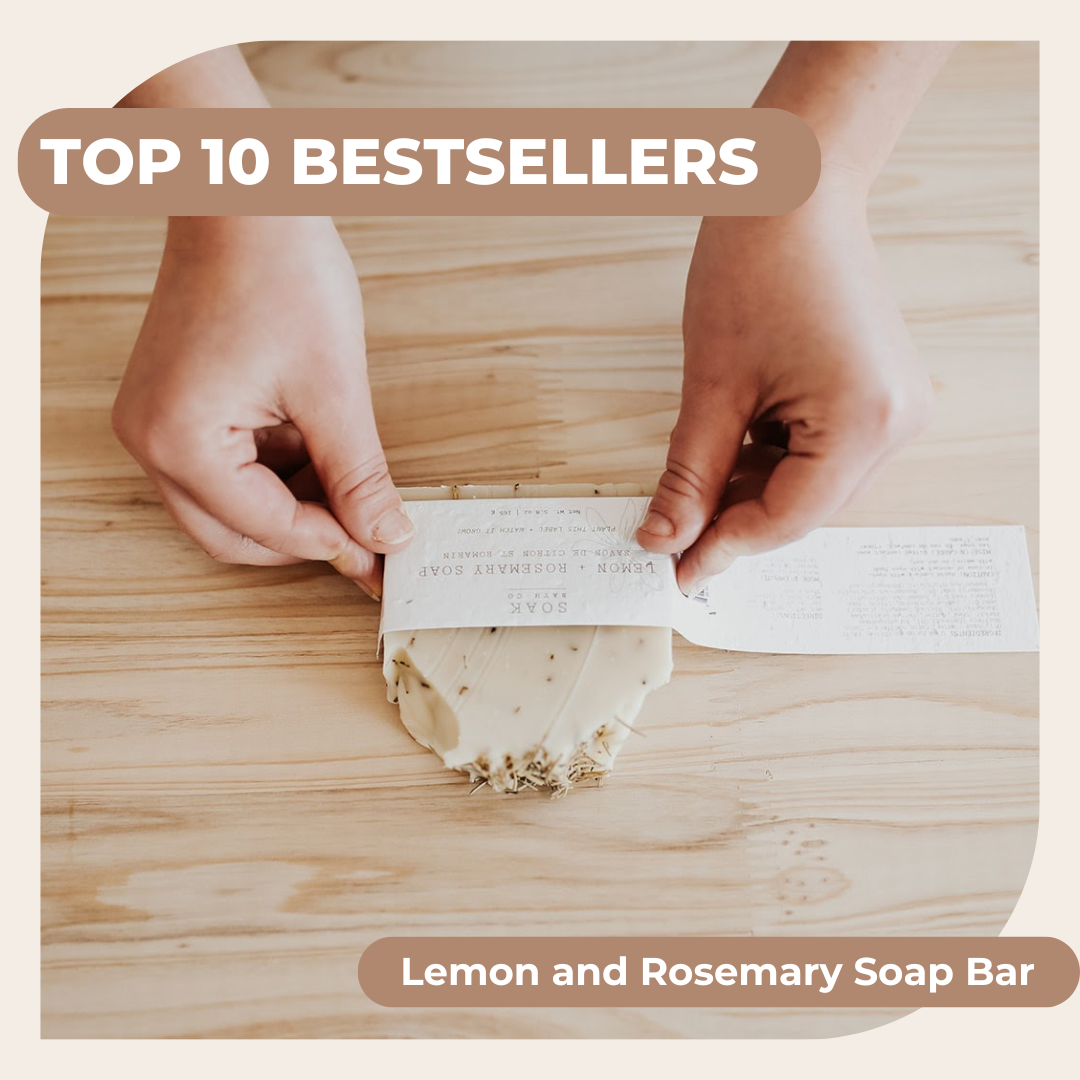 Lemon and Rosemary Soap Bar