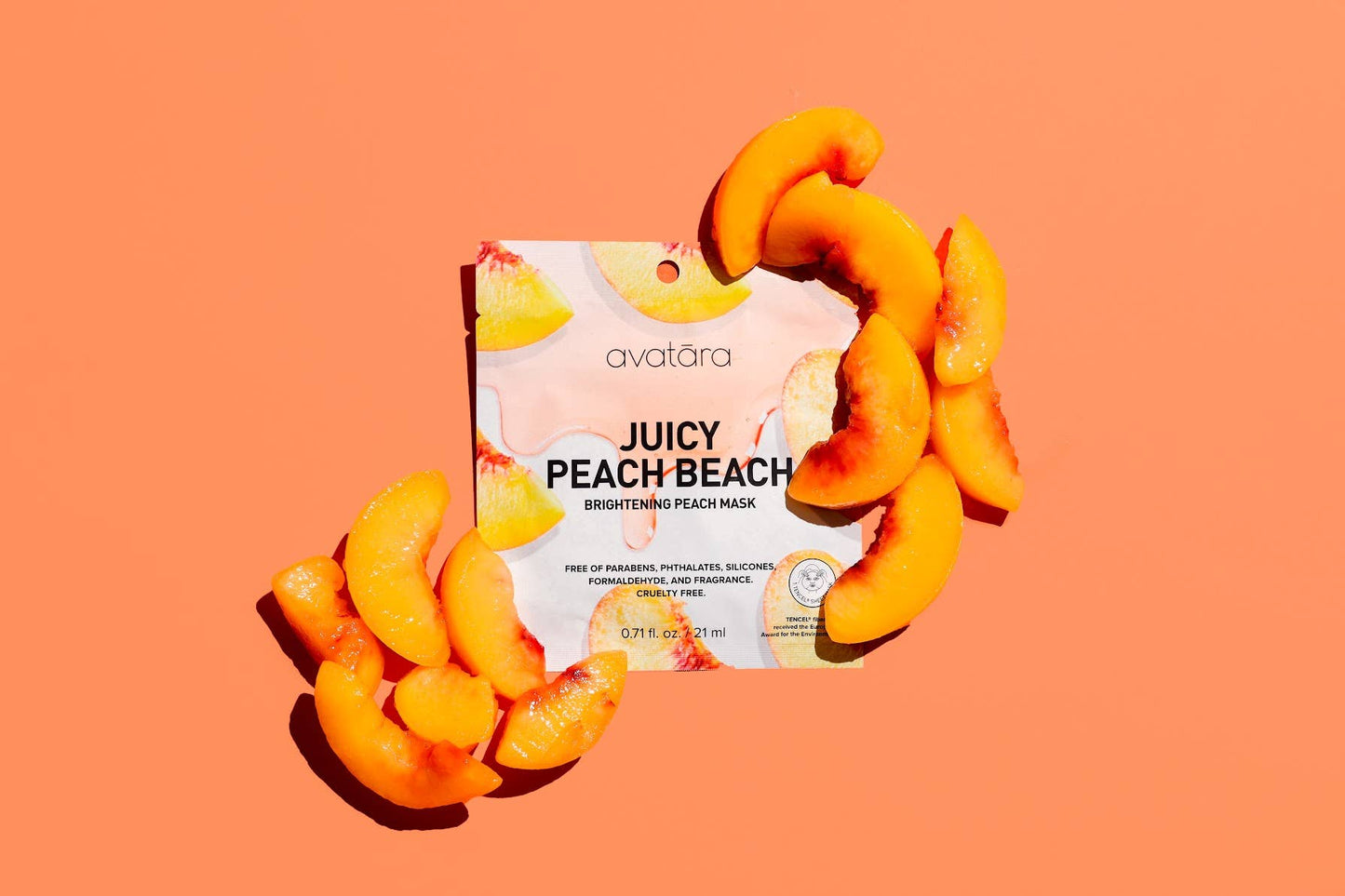Peach Beach Brightening Face Mask