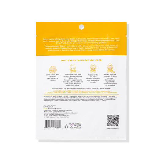Vitamin C Brightening- Brightening Hydrogel Face Mask