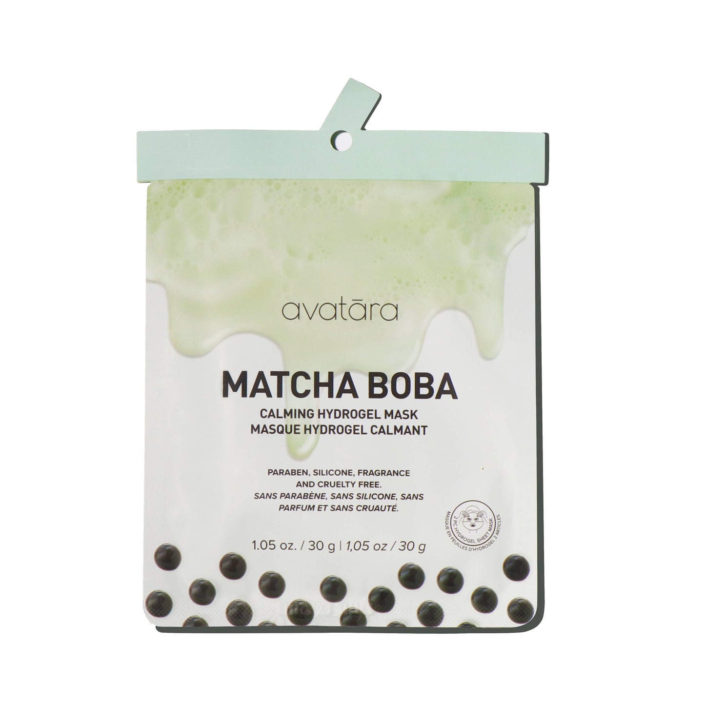 Matcha Boba Calming Hydrogel Face Mask
