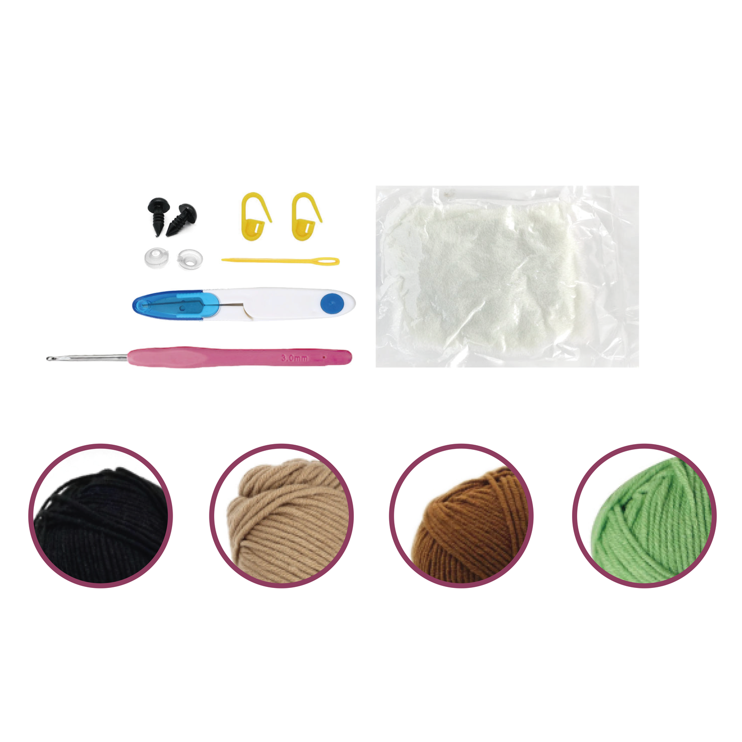 LITTLE OCTOPUS DIY CROCHET KIT