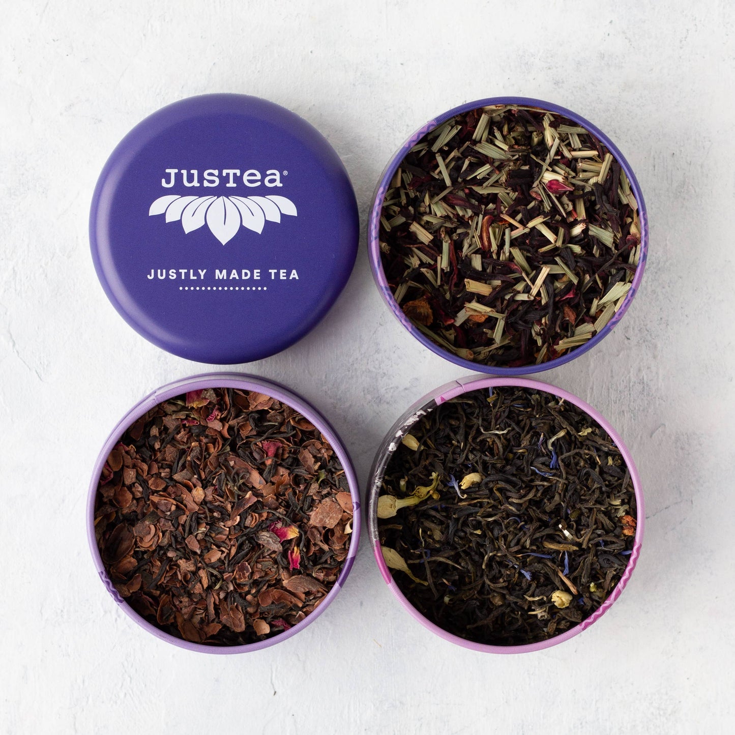 Purple Tea Trio Tin & Spoon - Organic