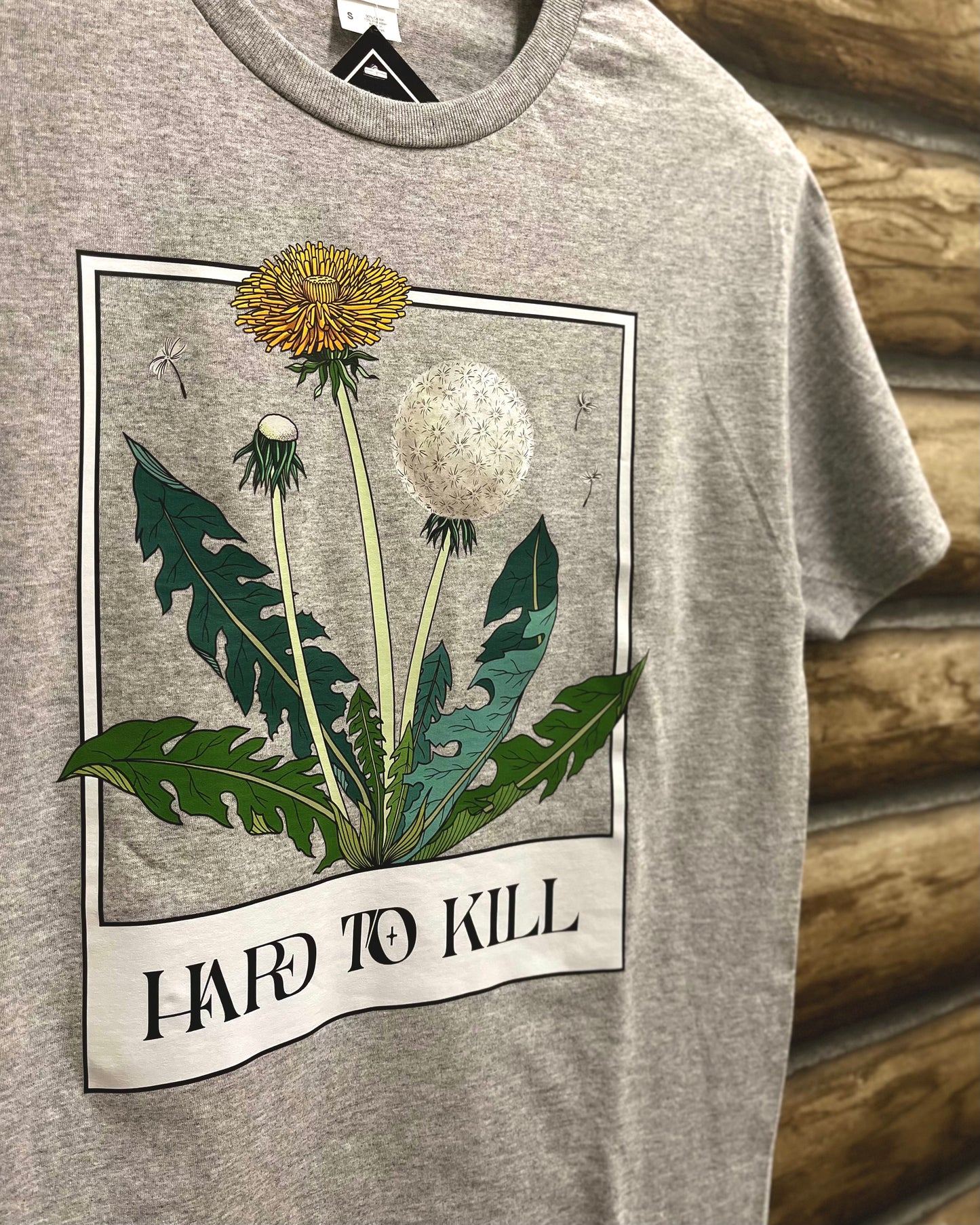 Hard To Kill Dandelion Grey T-Shirt