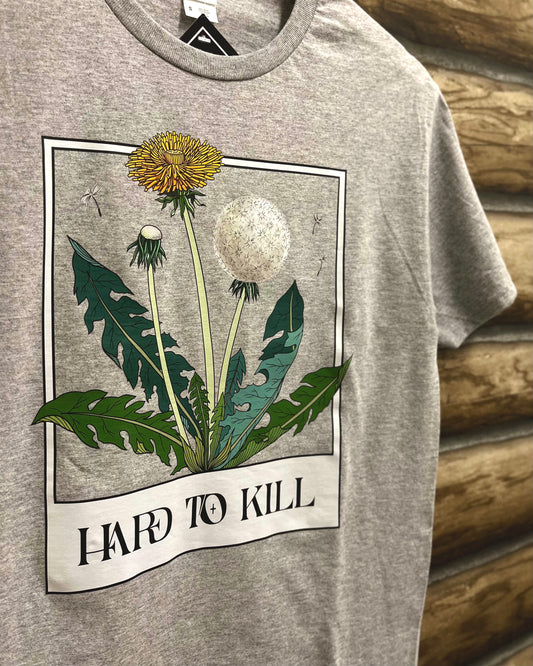 Hard To Kill Dandelion Grey T-Shirt