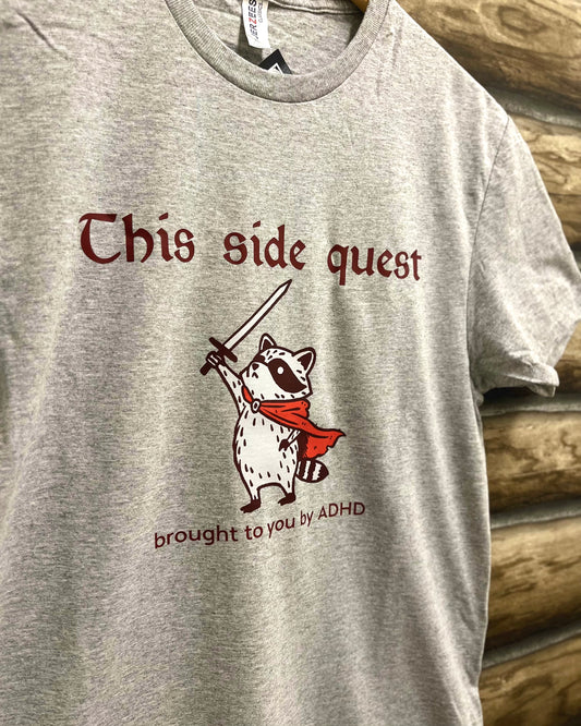 This Side Quest Raccoon T-Shirt