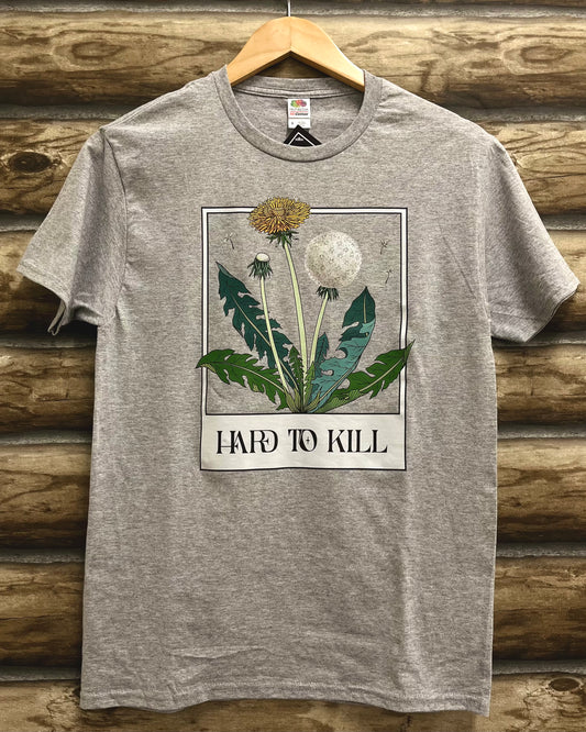 Hard To Kill Dandelion Grey T-Shirt