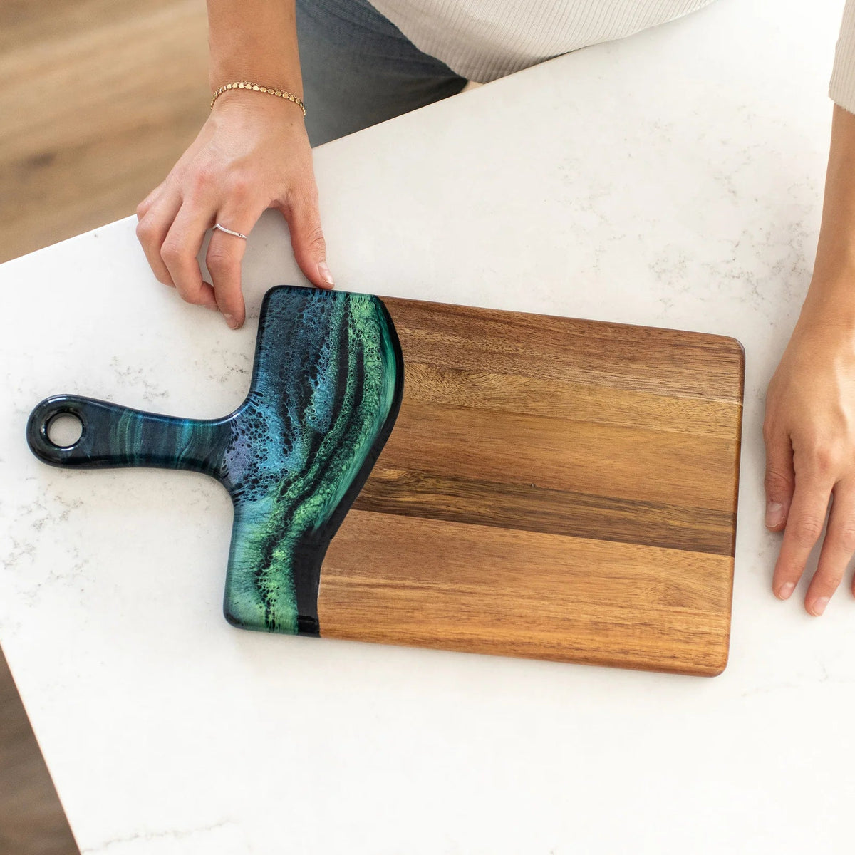 Acacia Handled Charcuterie Board