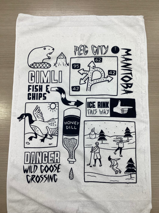 Peg City Gimli - Tea Towel