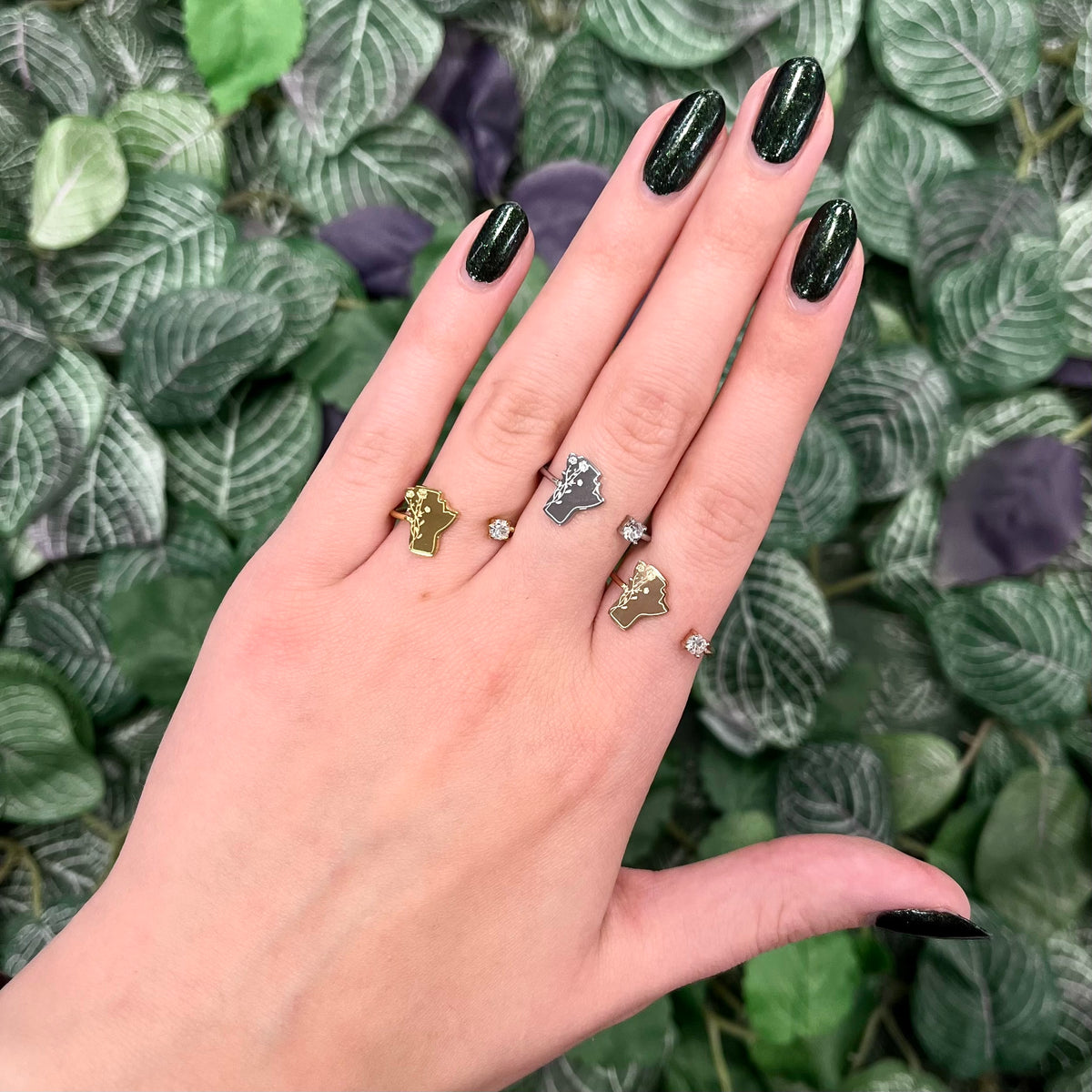 Manitoba Floral Rings