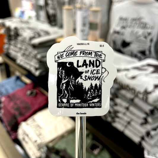 Land Of Ice and Snow Sticker