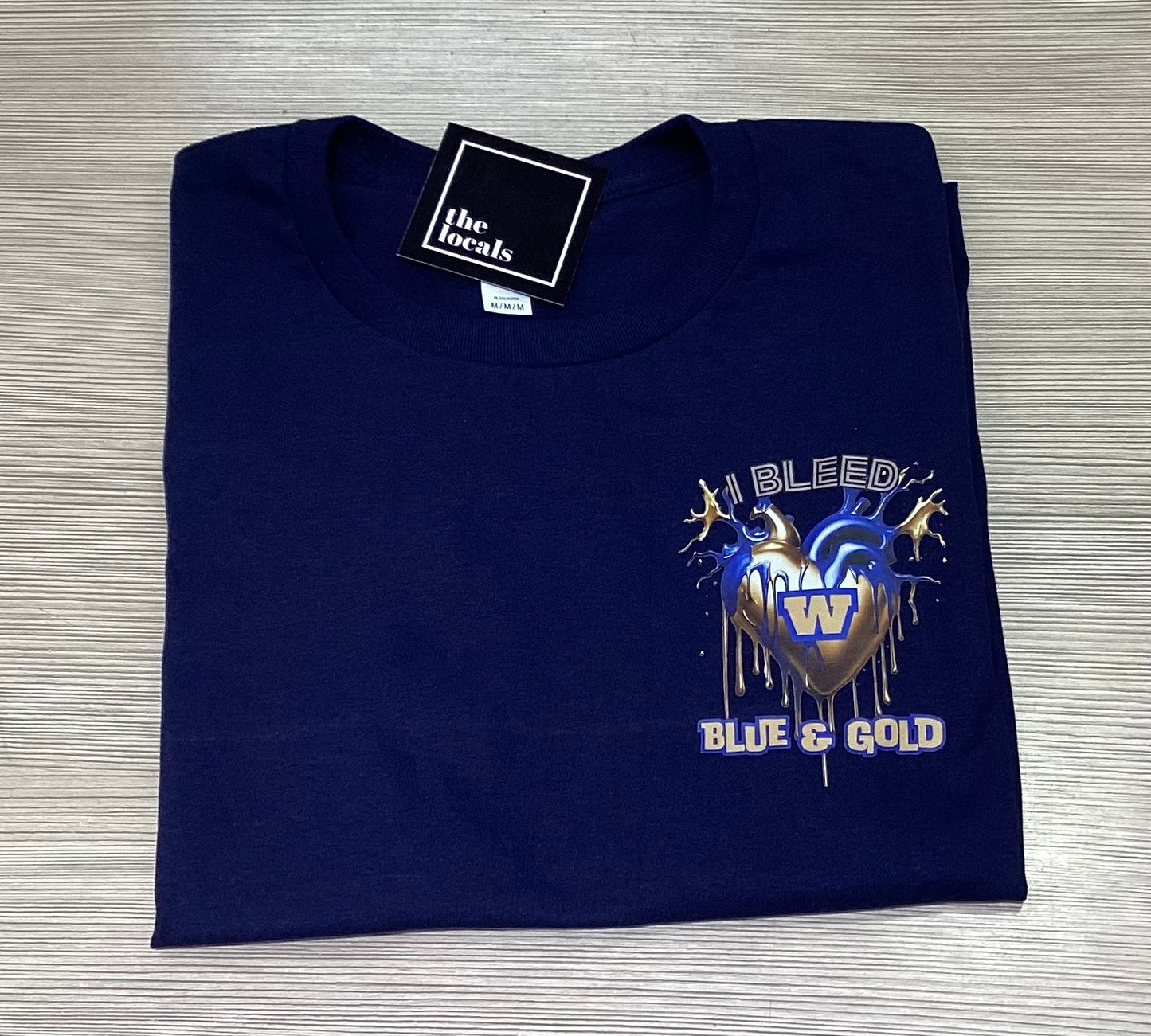 I Bleed Blue & Gold T-Shirt