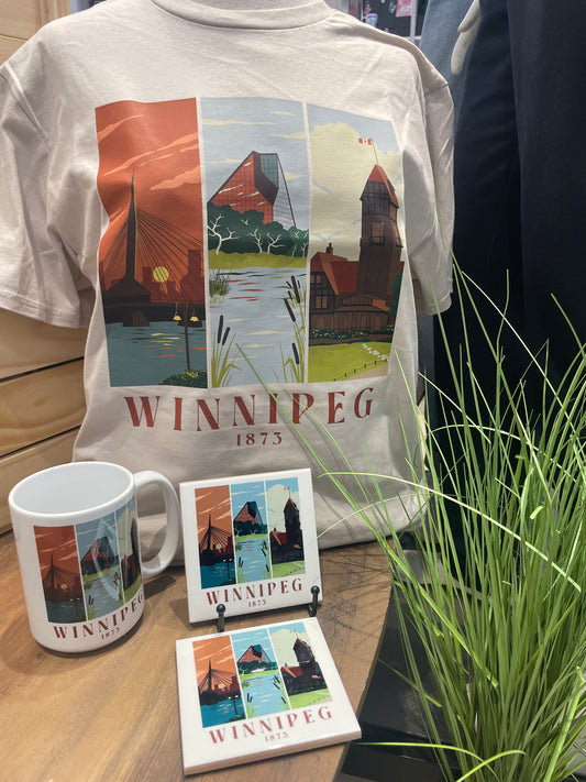 Winnipeg Trio Location Coaster