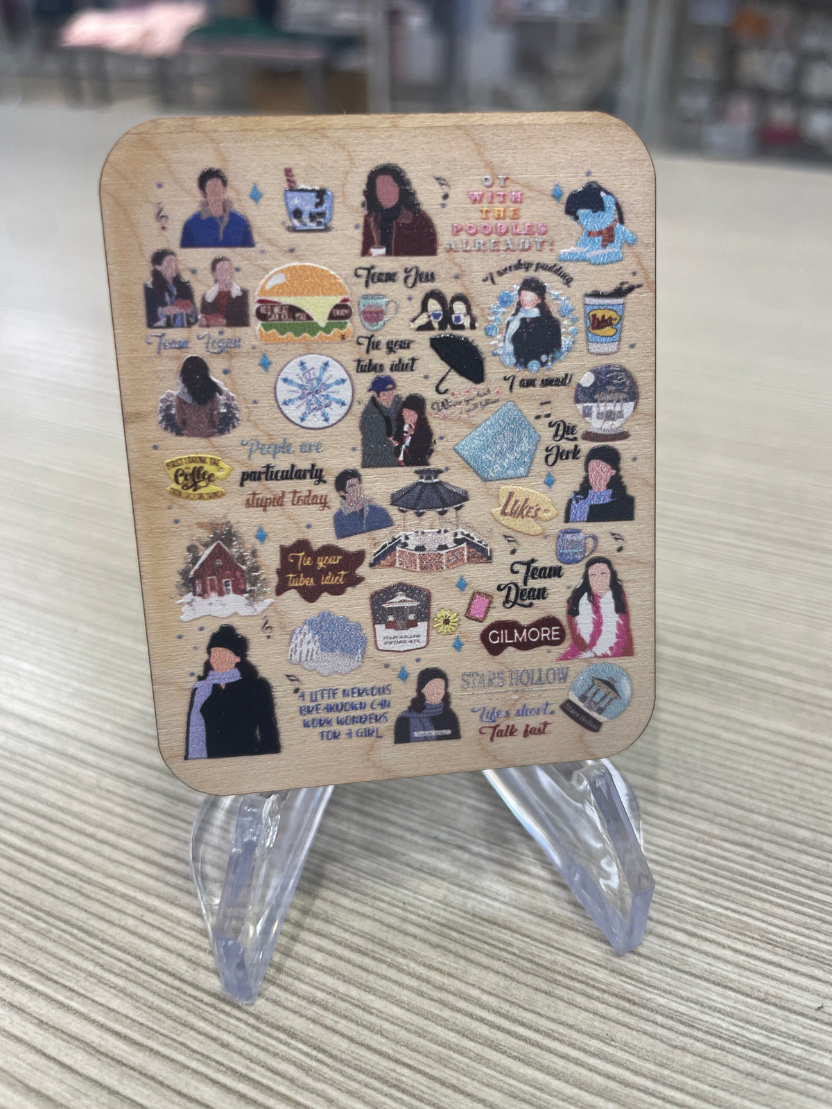 Gilmore Girls - Wooden 3D Magnet