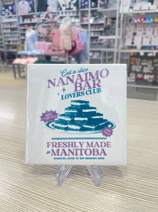 Nanaimo Bar Lovers Coaster