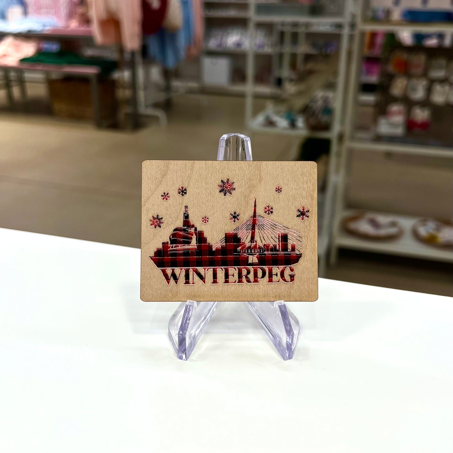 Winnipeg - Wooden 3D Magnet