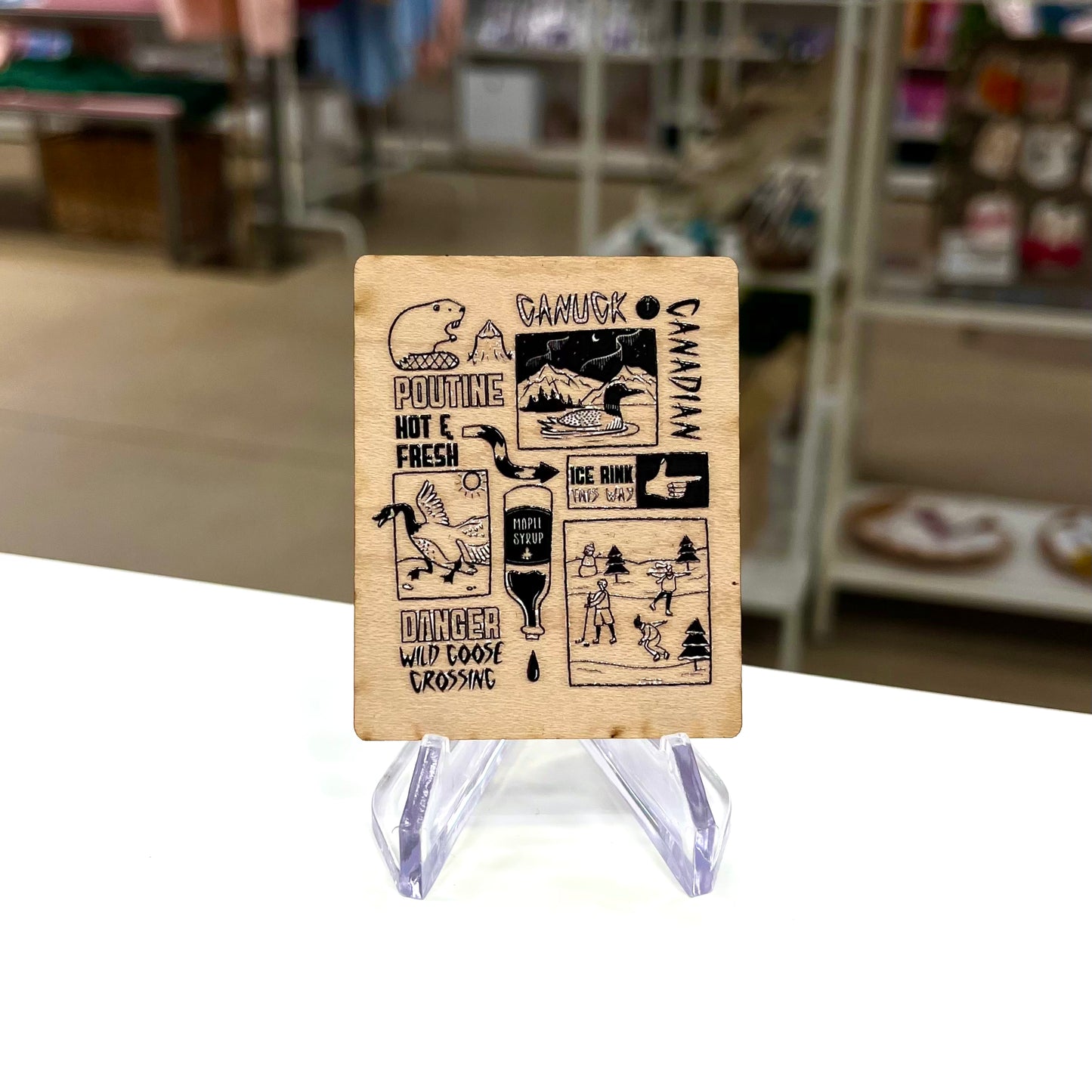 Winnipeg - Wooden 3D Magnet