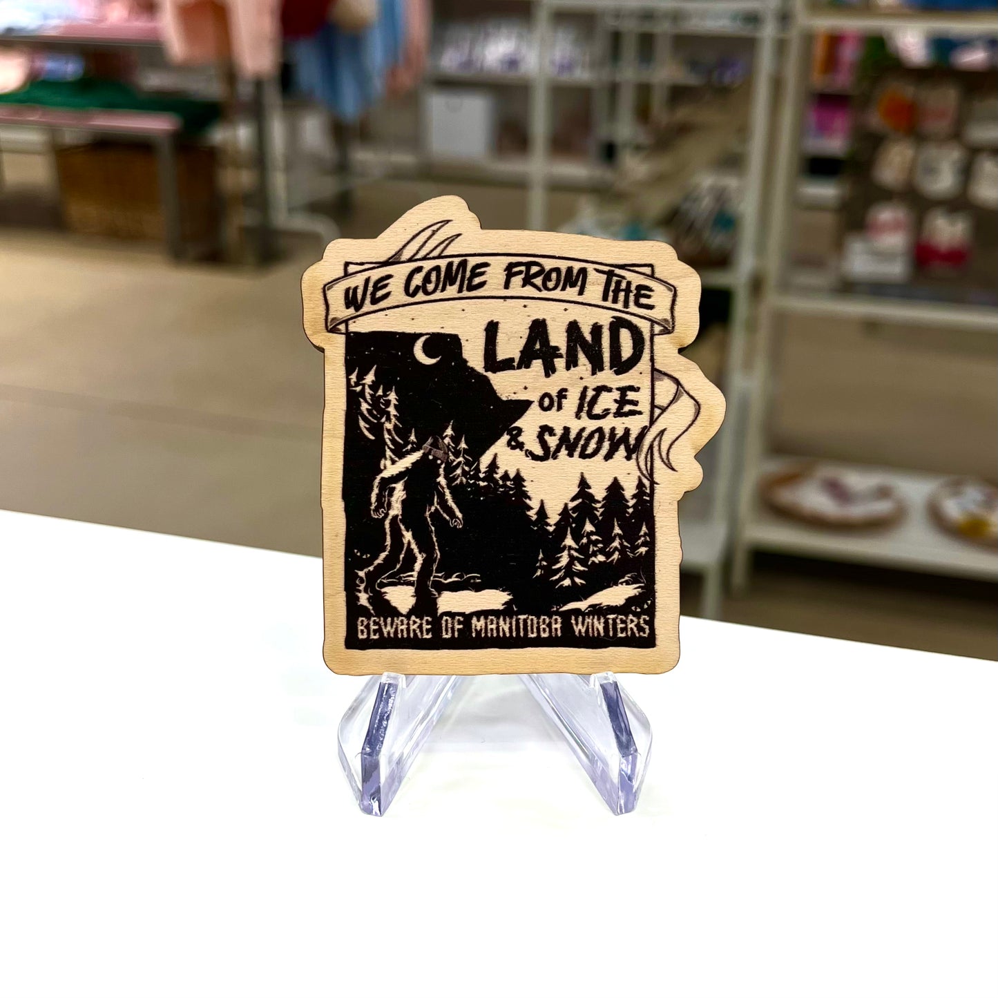 Local Legends - Wooden 3D Magnet