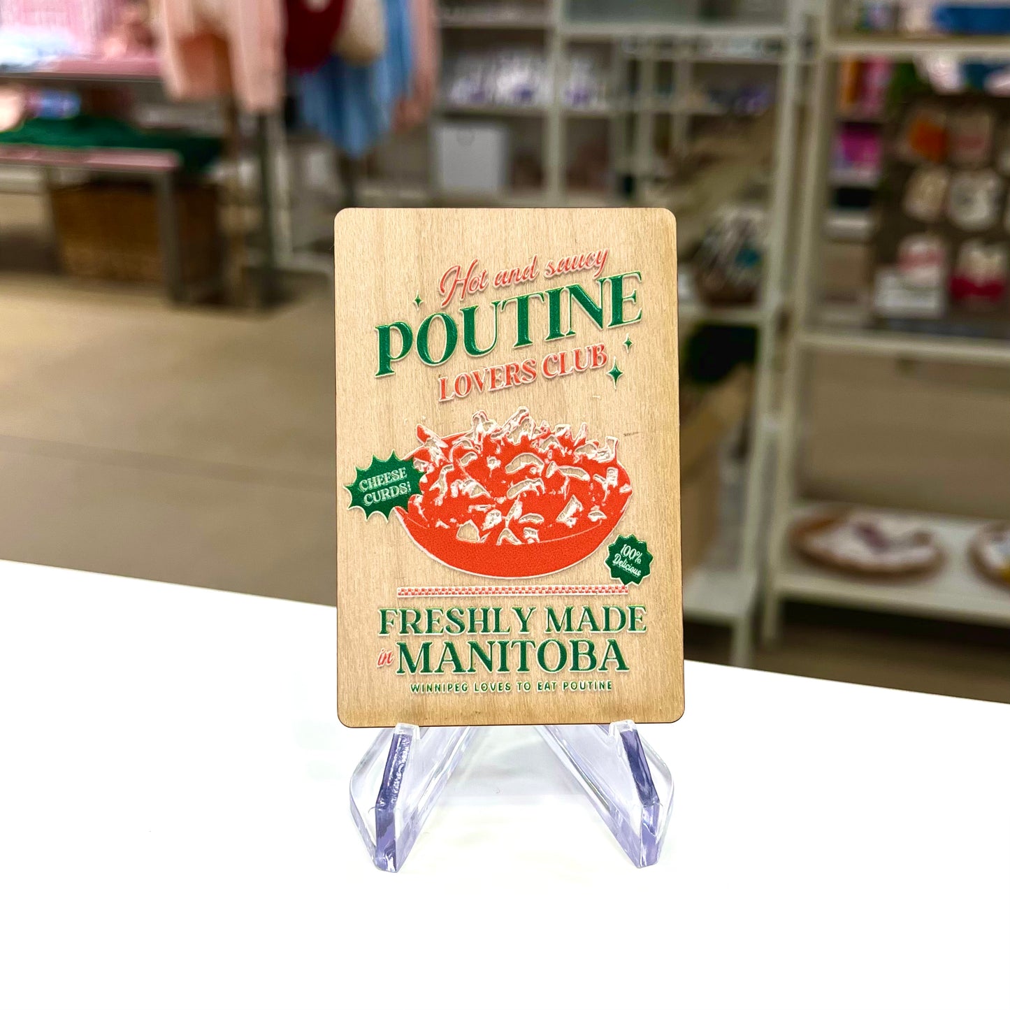 Canadian Classics - Wooden 3D Magnet