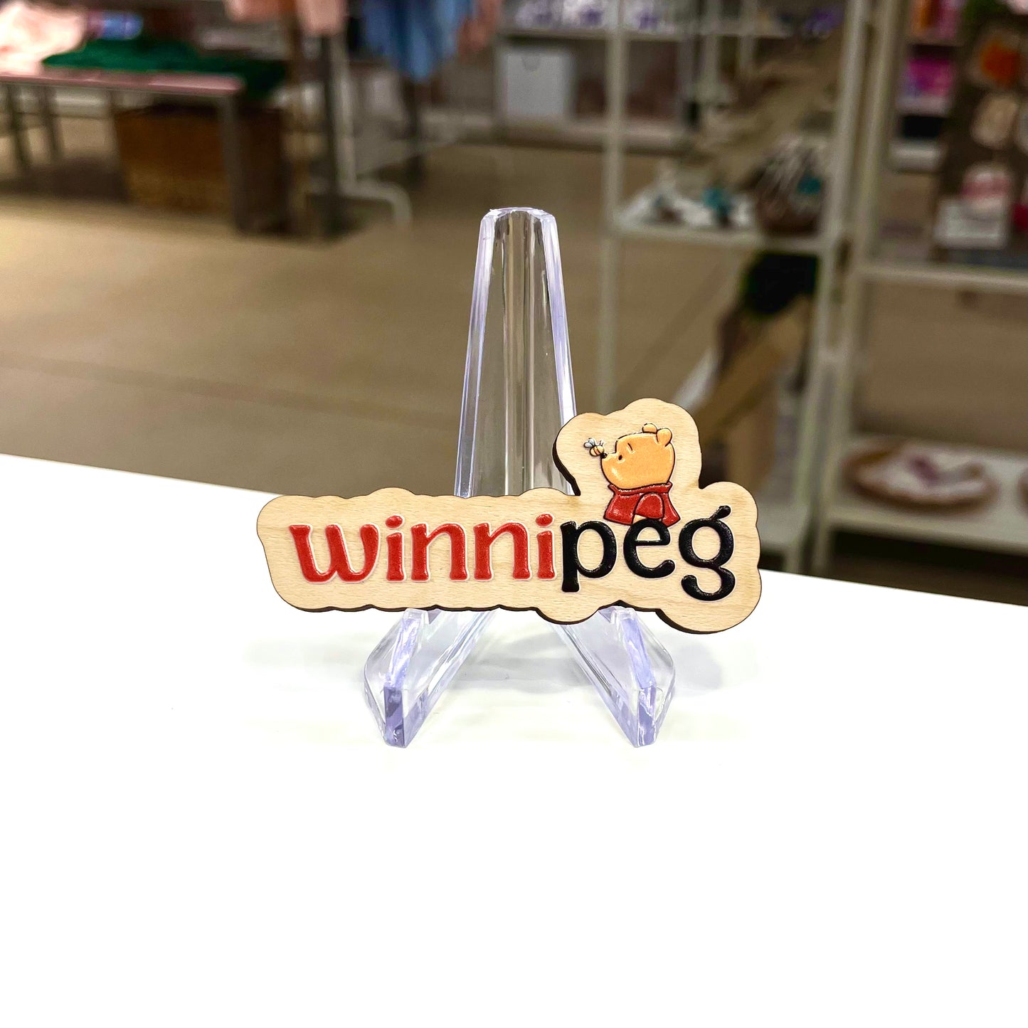 Winnipeg - Wooden 3D Magnet