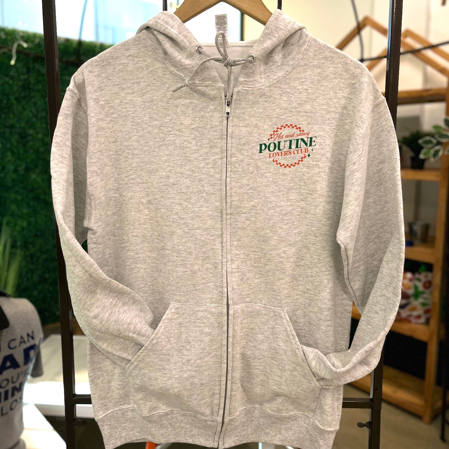 Poutine Lovers Zip-Up Hoodie
