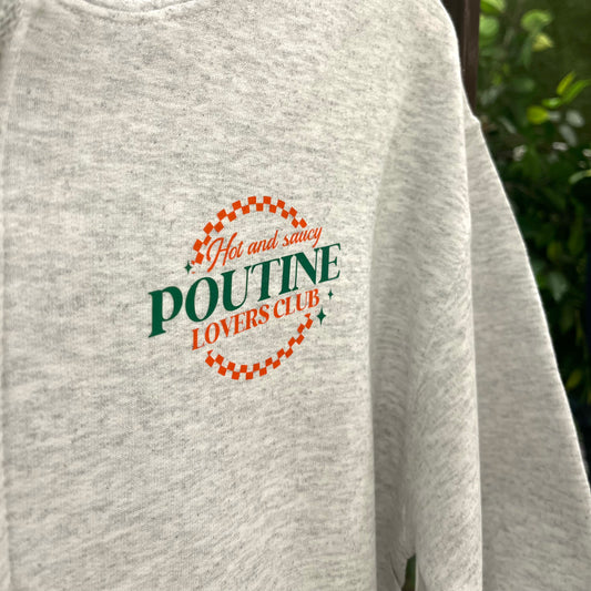 Poutine Lovers Zip-Up Hoodie