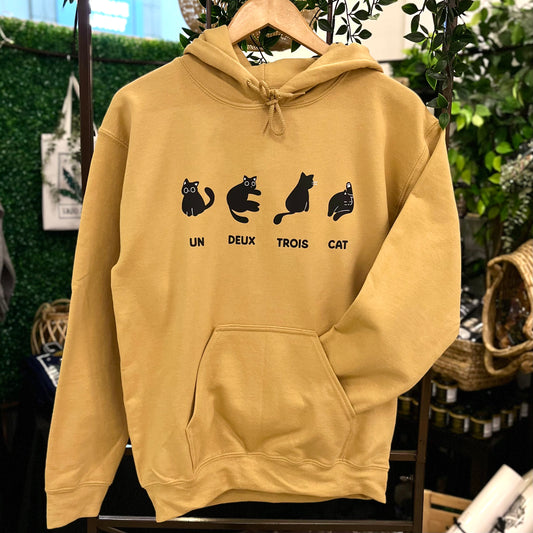Un Deux Trois Cat Hoodie
