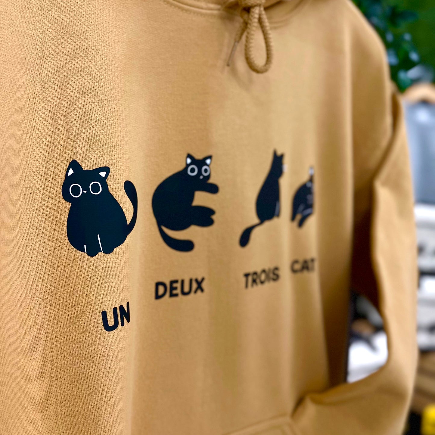 Un Deux Trois Cat Hoodie