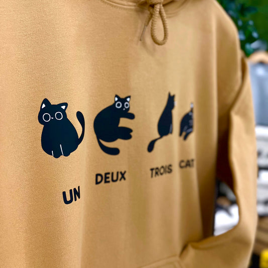 Un Deux Trois Cat Hoodie
