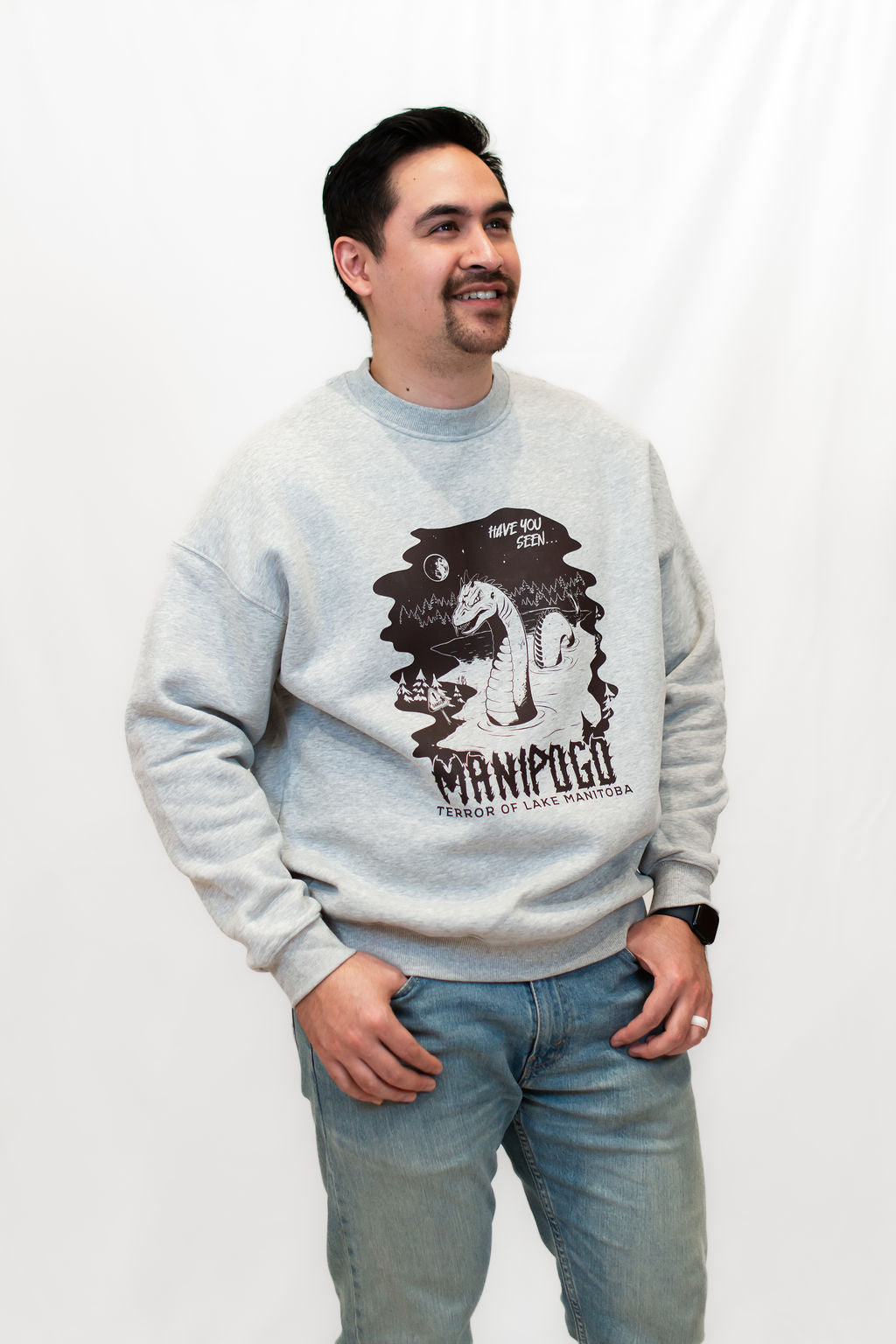Manitoba Manipogo Crewneck – The Local Entrepreneurs of Winnipeg
