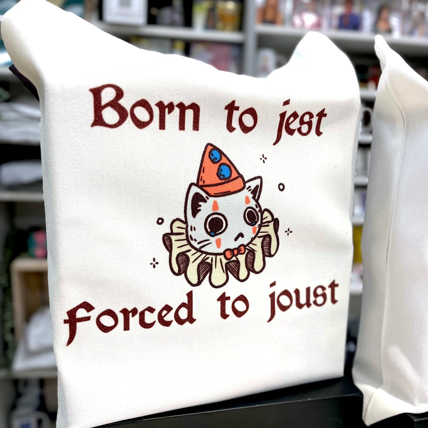 Born To Jest Cat Tote