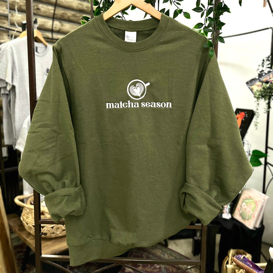 Matcha Season Crewneck