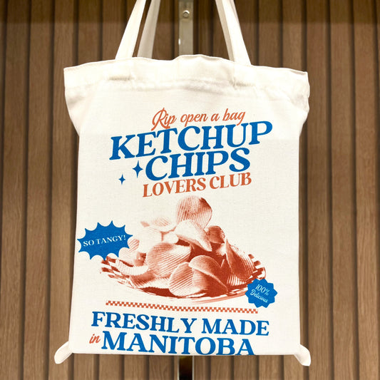 Ketchup Chip Lovers Tote Bag
