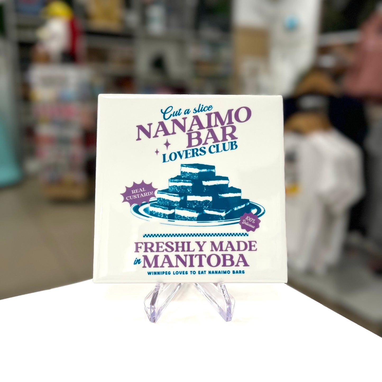 Nanaimo Bar Lovers Coaster