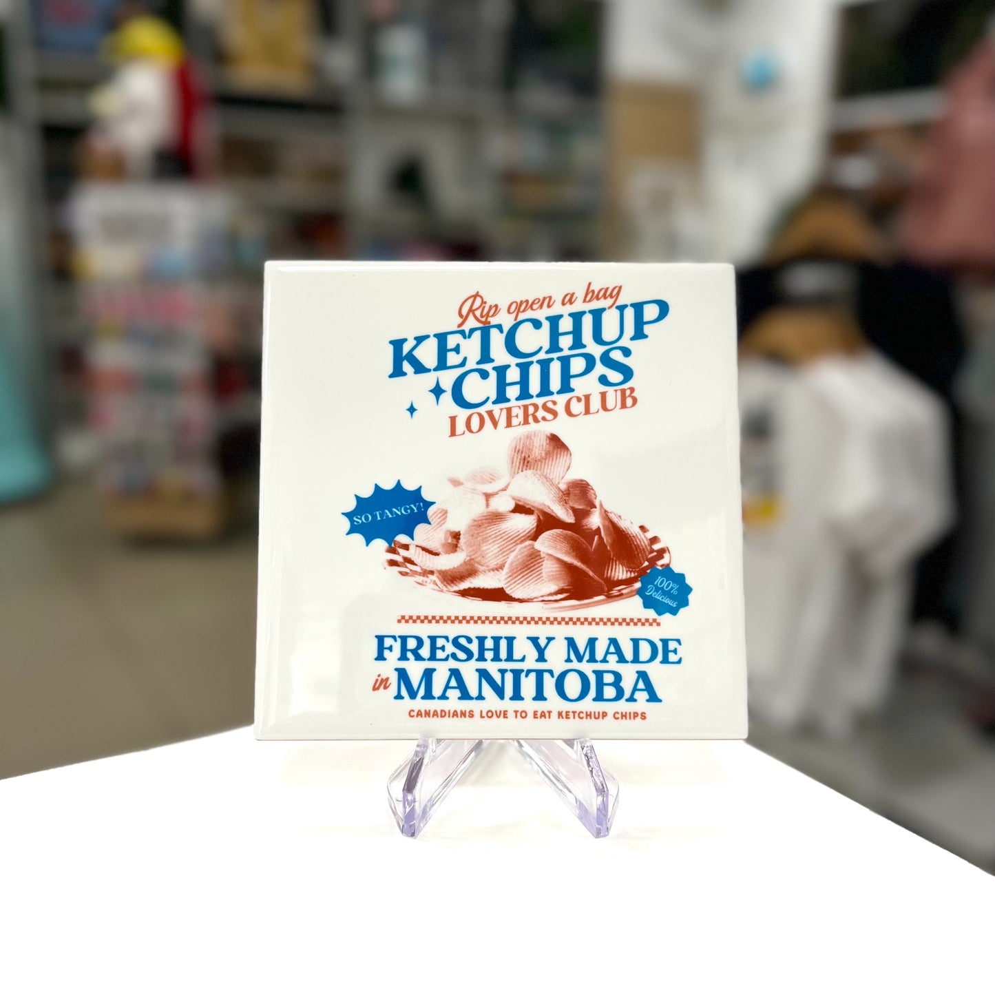 Ketchup Chips Lovers Coaster