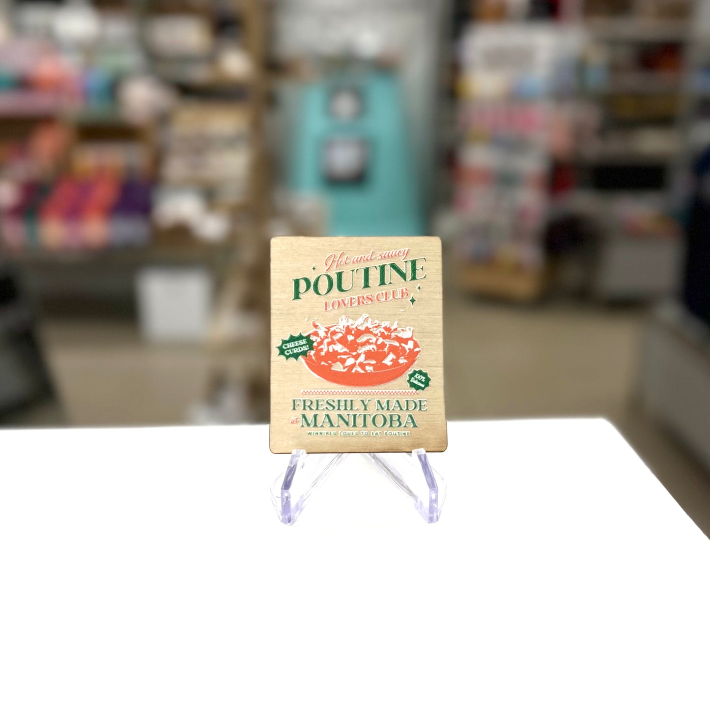 The Canadian Classics - Wooden 3D Magnet