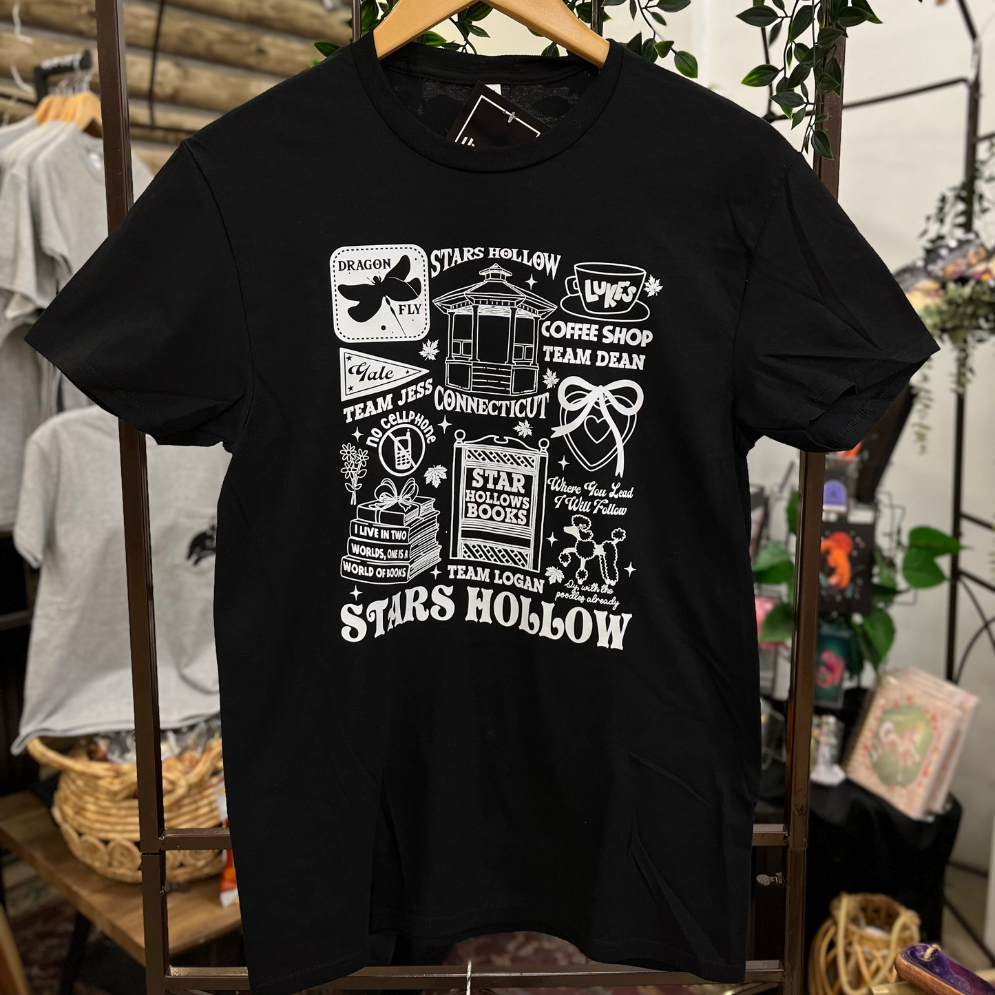 Gilmore Girls Black Collage T-Shirt