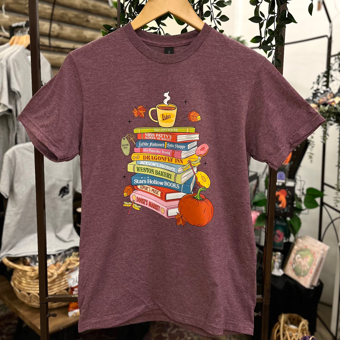Gilmore Book Stack T-Shirt