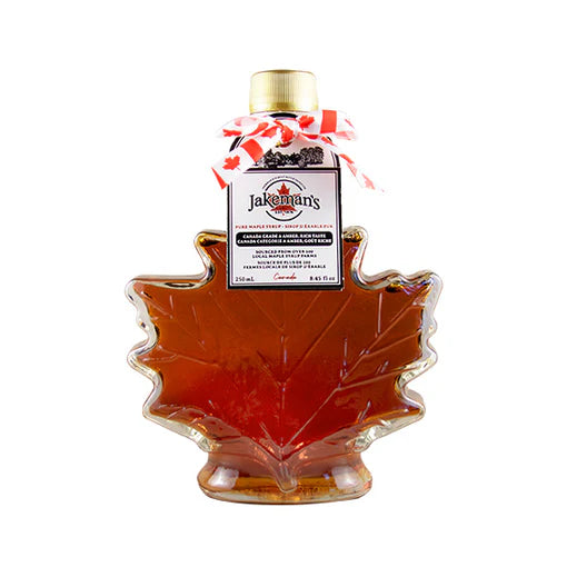 Autumn Leaf Glass Maple Syrup - 250ml