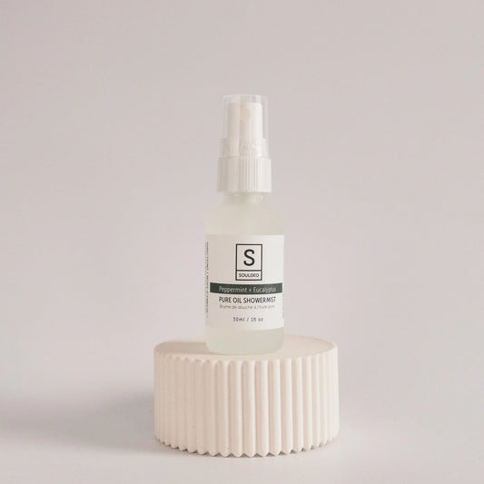 Peppermint + Eucalyptus Pure Oil Shower Mist 1oz