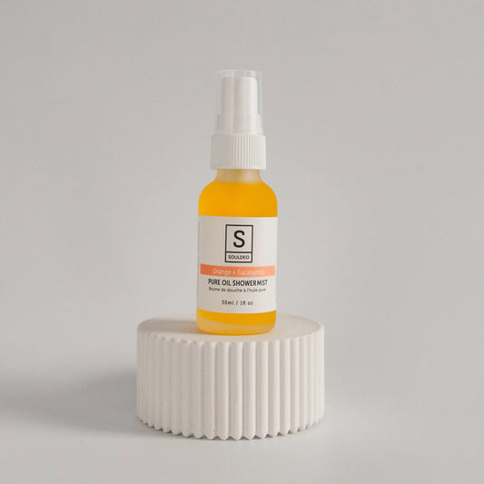 Orange + Eucalyptus Pure Oil Shower Mist 1oz