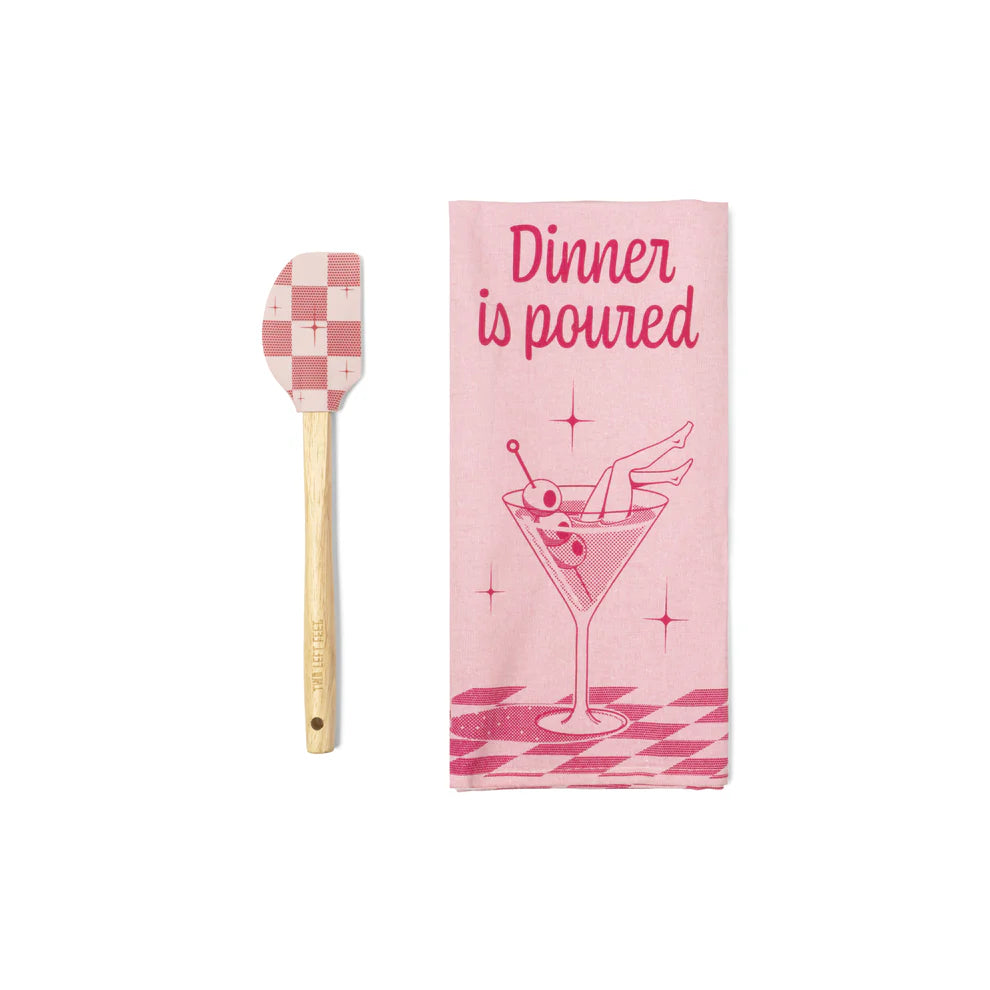 The Reluctant Chef Tea Towel & Spatula Set