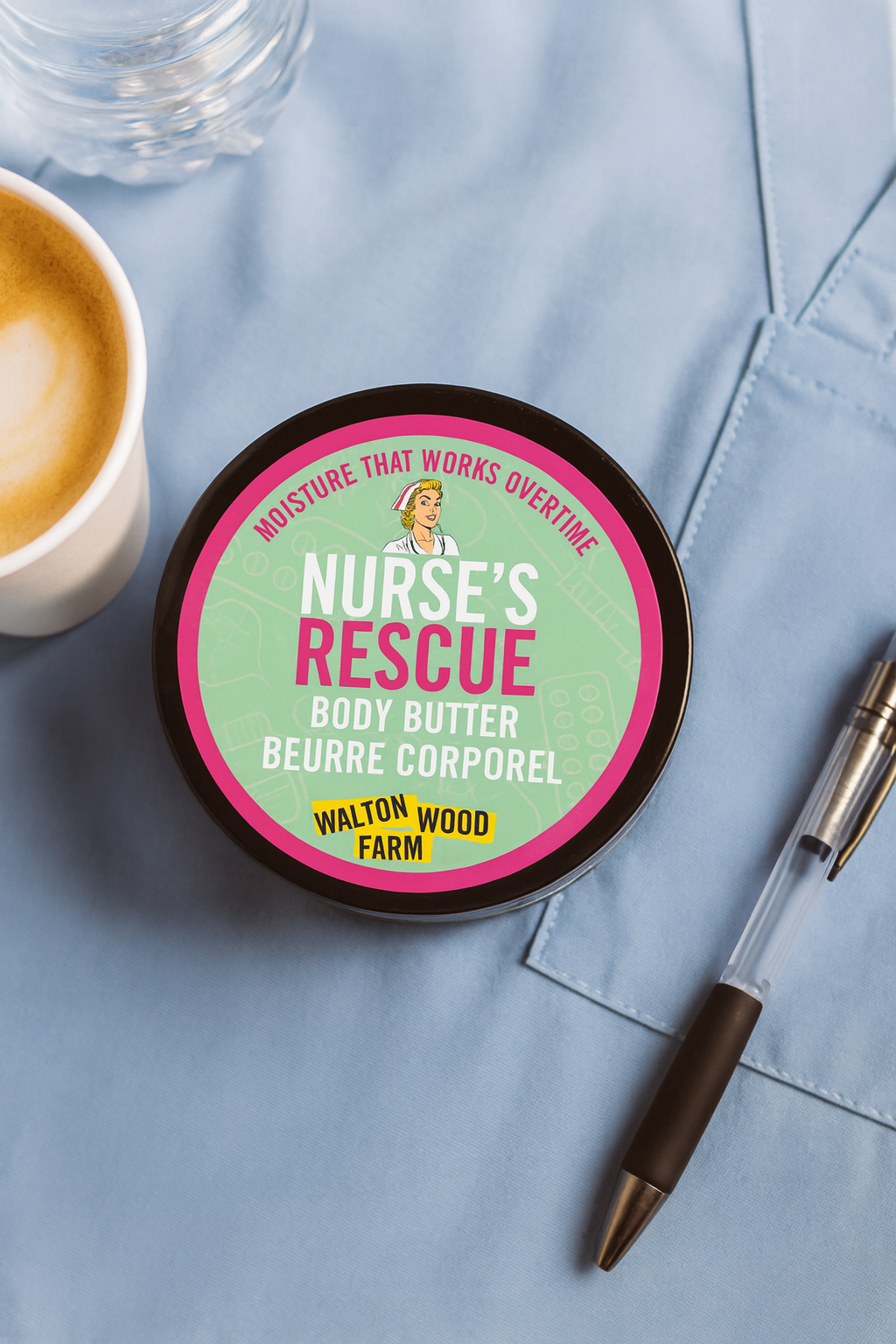 Nurses Rescue Body Butter- Unscented (8oz)