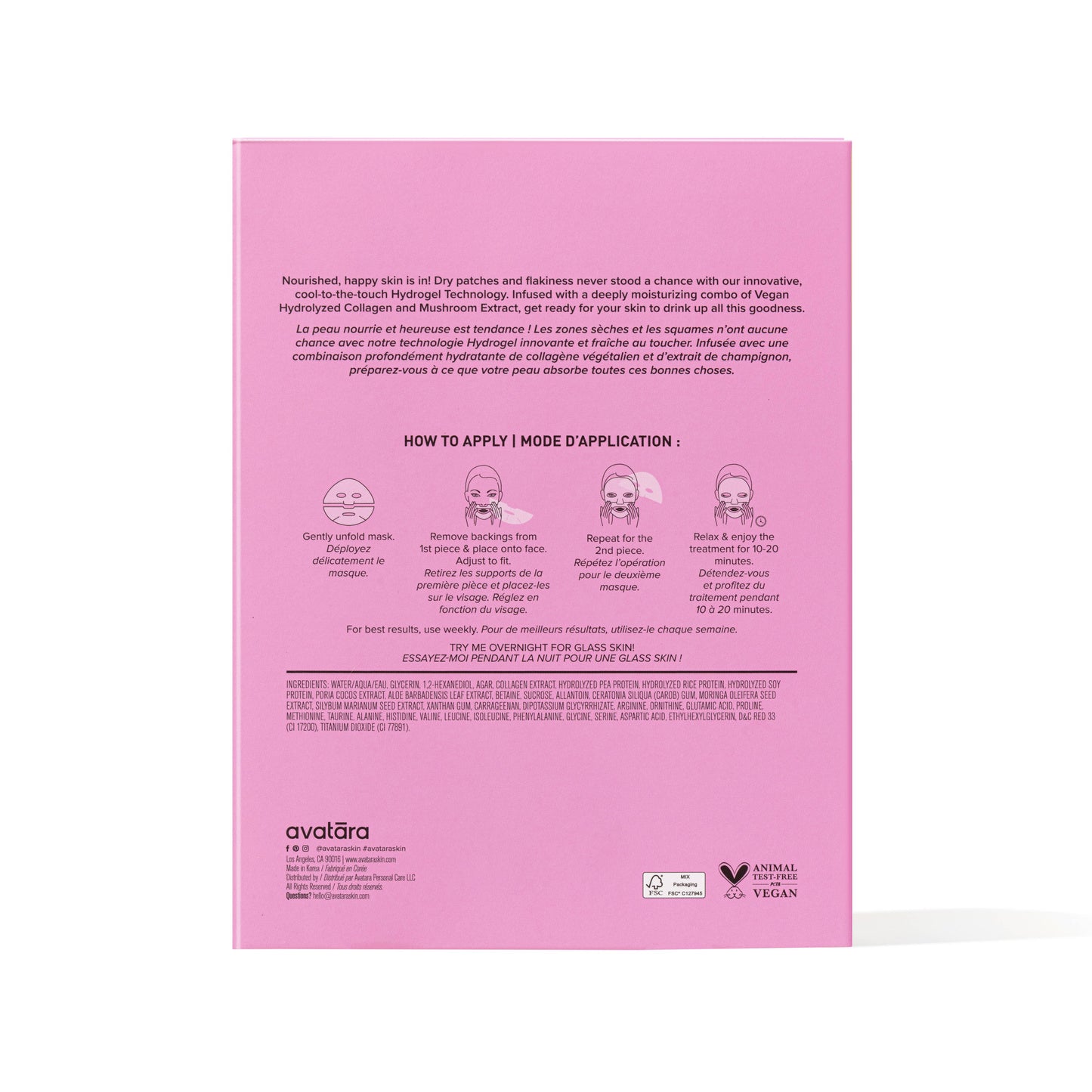 Collagen- Hydrogel Face Mask