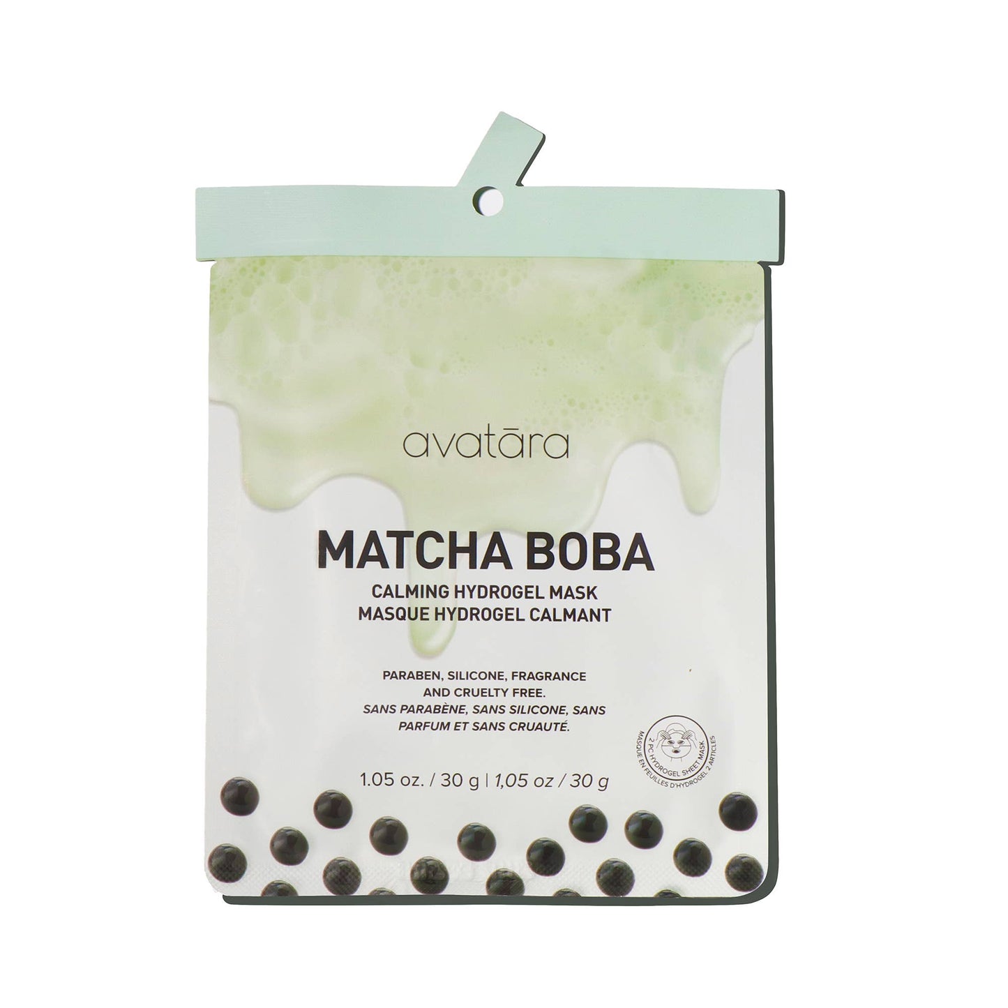 Matcha Boba Calming Hydrogel Face Mask
