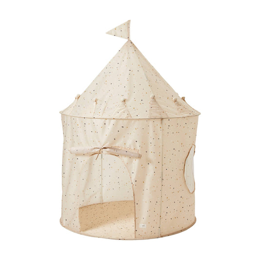Terrazzo Beige -  Recycled Fabric Play Tent Castle