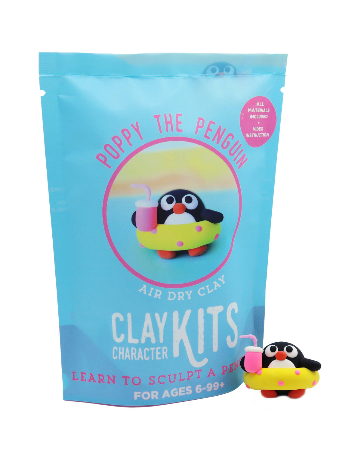 Poppy The Penguin DIY Polymer Clay Kit| Arts & Craft Kit