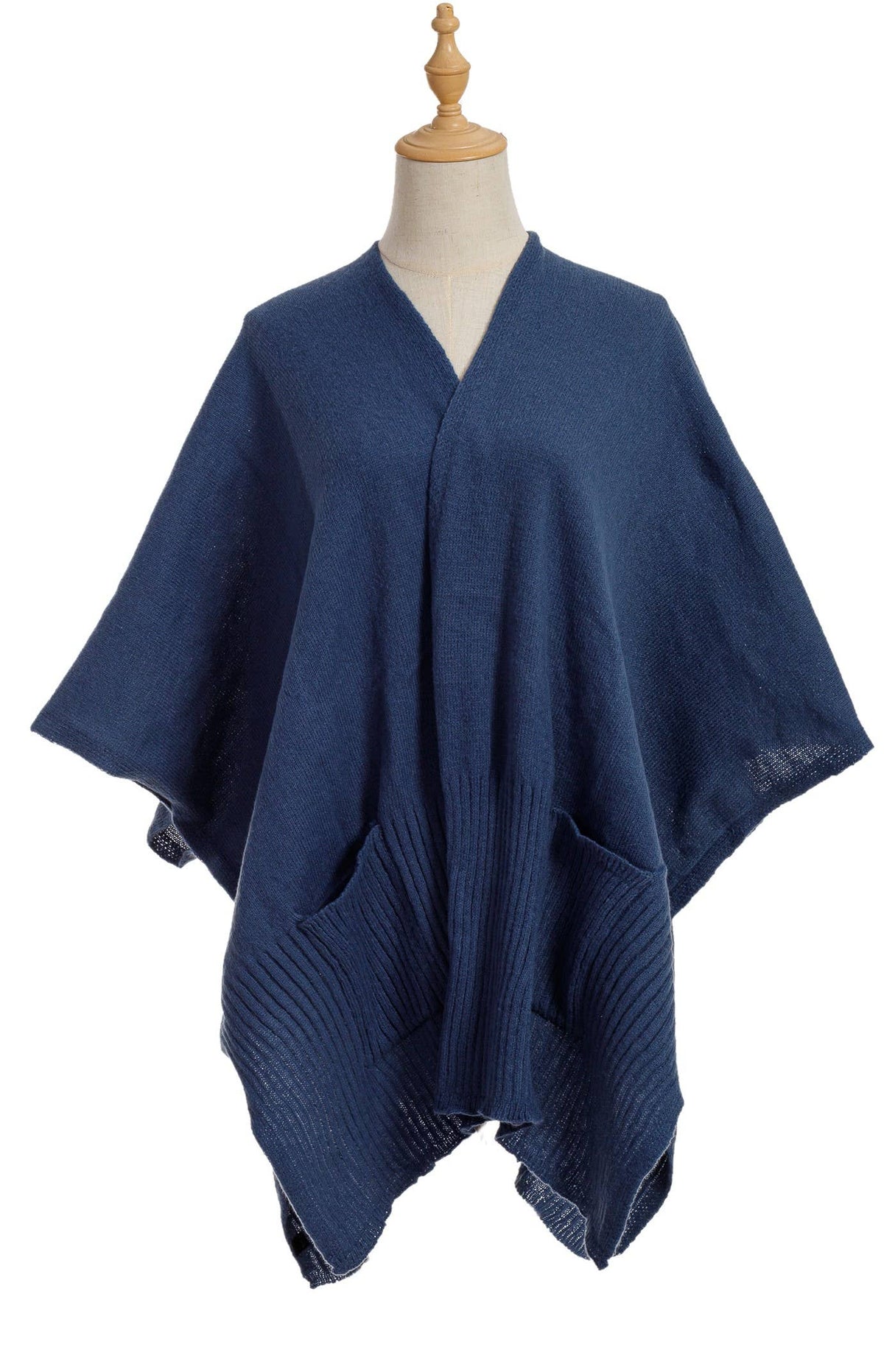 Knit Winter Poncho - Imagine Imports